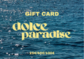 GIFT CARD DOLCE PARADISE